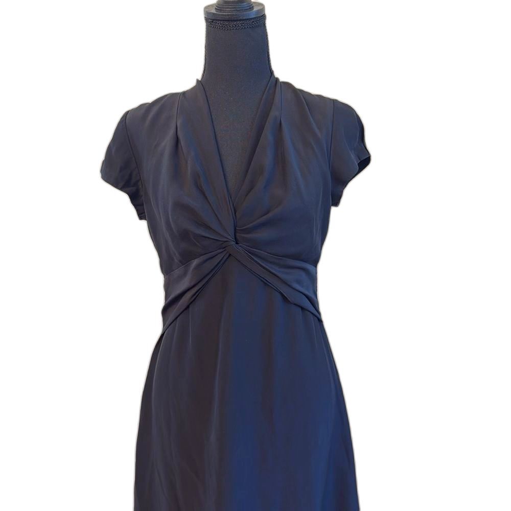 Banana Republic Black Silk Dress. Size 6